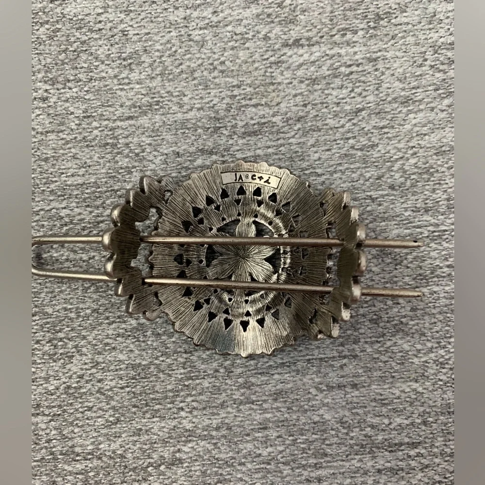 Chloe + Isabel & Jen Atkin Turquoise and silver bun cuff hair accessory - Picture 3 of 5